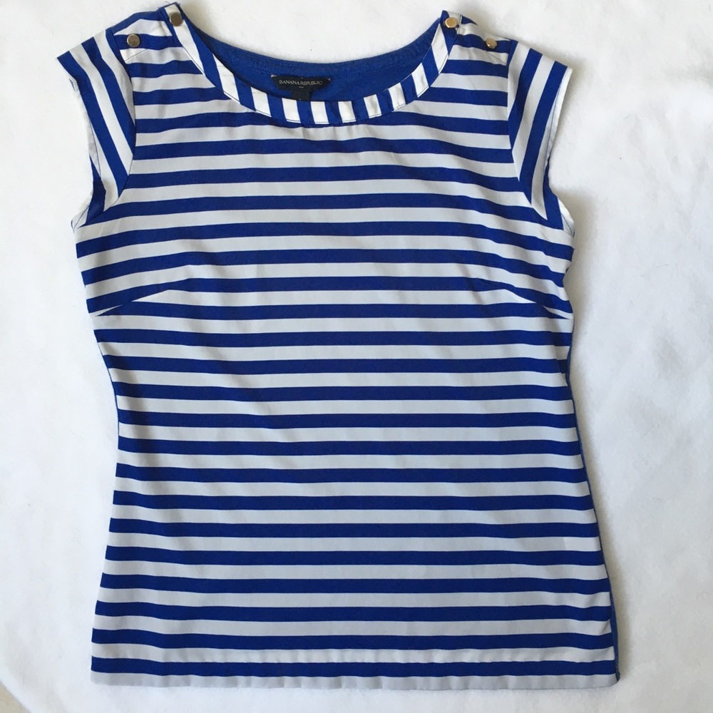 Banana Republic Striped Blouse